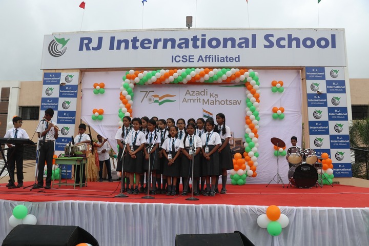 RJ International School-Independence Day