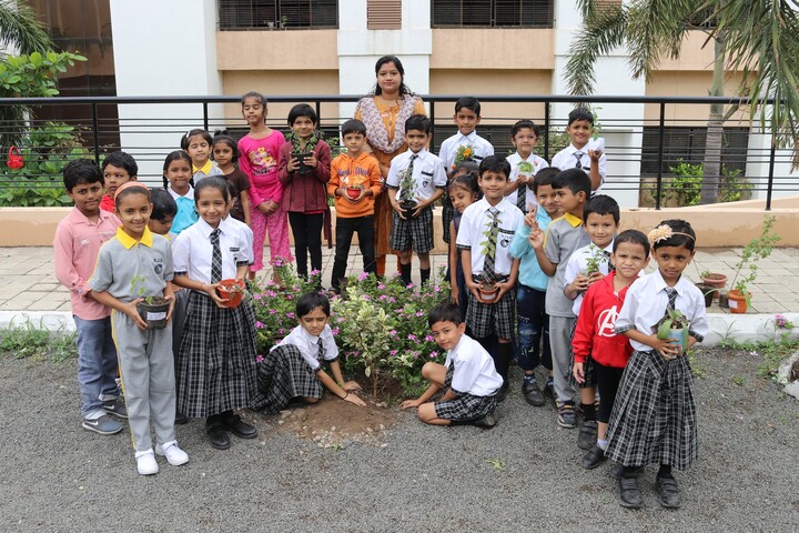 RJ International School-Tree Plantation