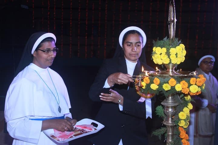 St Marys School-Lighting the lamp