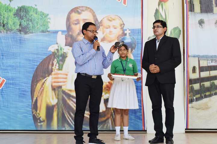 St Josephs School - Presenting gift