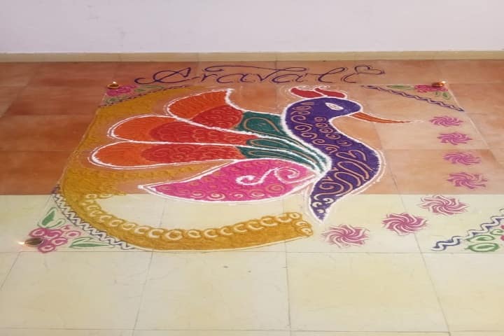 Indo Swiss International Convent School-Rangoli
