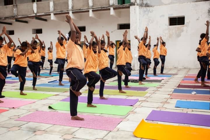 Brindavan Public School-Yoga Day