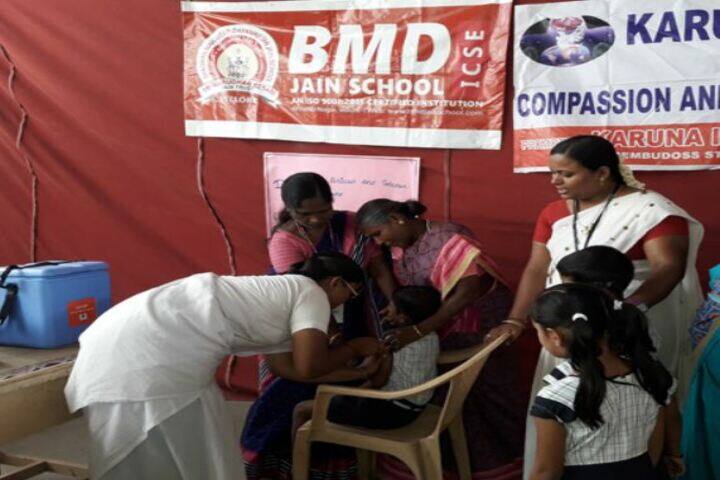 Bhagwan Mahaveer Dayaniketan Jain School-Medical Camp