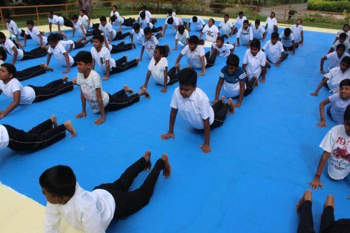 Comorin International School-Yoga Day