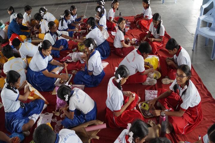 St Josephs School-Rakhi Making
