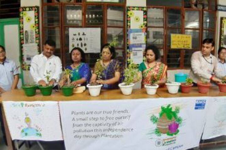 City Montessori Inter College-Tree Plantation