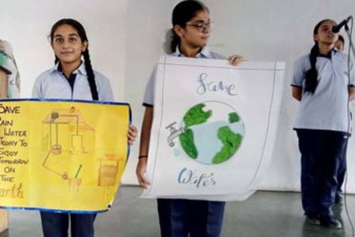 City Montessori Inter College-Ground Water Week Celebrations