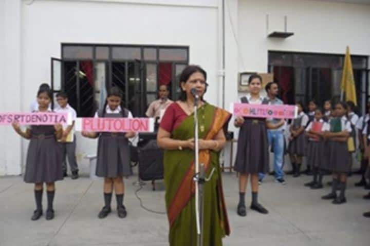 City Montessori Inter College-Assembly on Environment