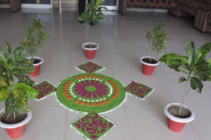 Dr Virendra Swarup Education Centre-Lobby Decoration