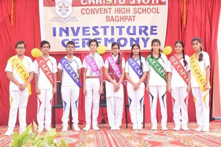 Christu Jyoti Convent School-Investiture Ceremony