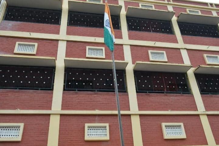 St Peters School-Flag Hoisting