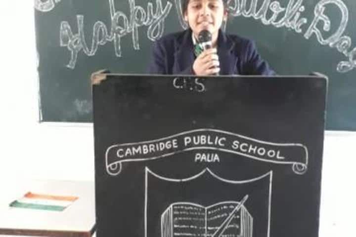Cambridge Public School-Singing Compition