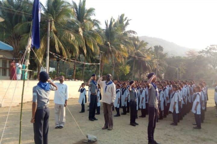 Jawahar Navodaya Vidyalaya-Assembly Ground