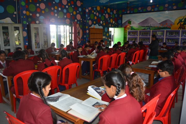 Christu Jyothi Academy - Library