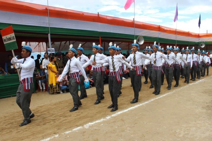 Himali Boarding School-March Past