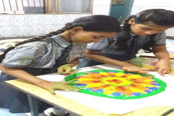St Dominic Savio School-Rangoli