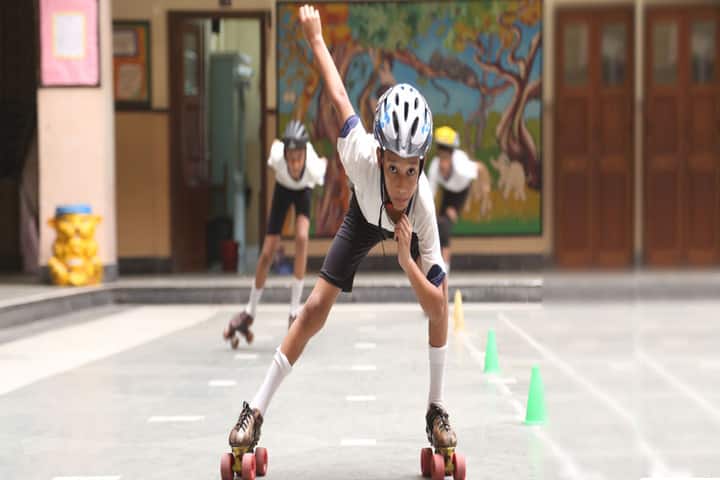 M C Kejriwal Vidyapeeth-Skating Activity