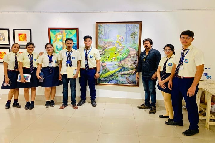 Pailan World School-Art exhibition