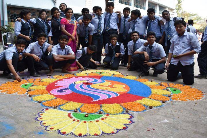 Holy Child School-Rangoli