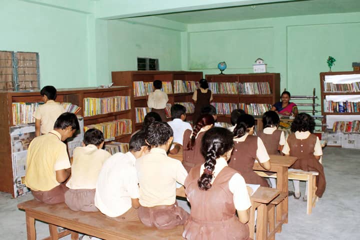 Belda English Medium School-Library