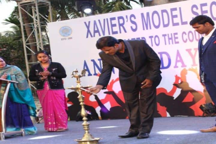 XavierS Model Secondary School-Annual Function Candle Lightening