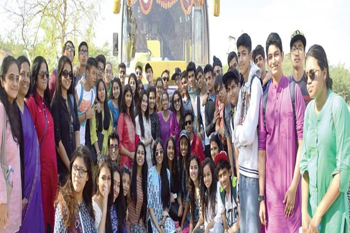 Jamnabai Narsee International School-Students with Teachers