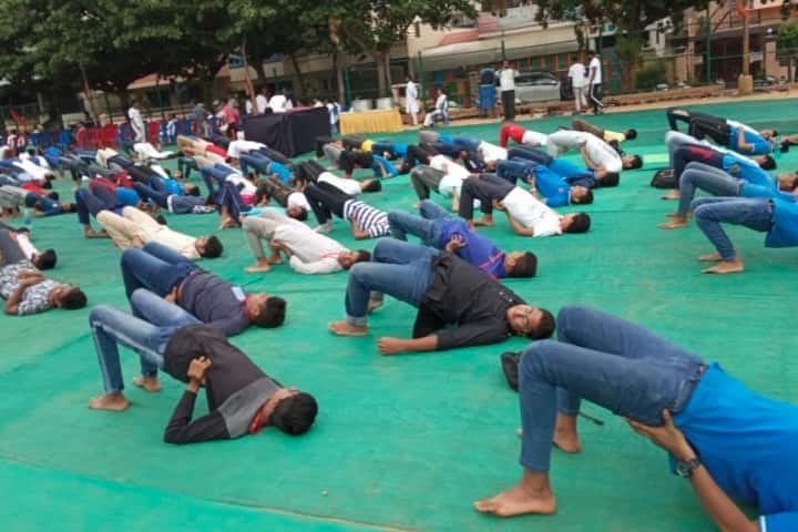 Reva Independent PU College-Yoga Day