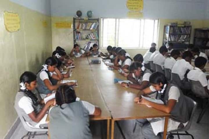 Alpha Matriculation Higher Secondary School-Library