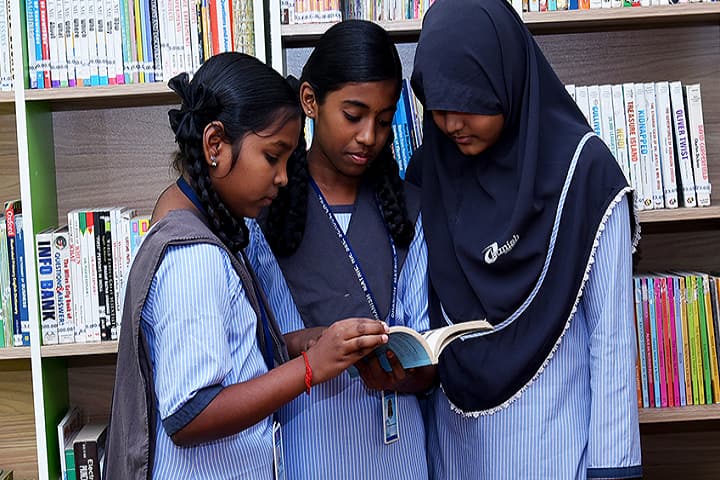 Dhanish Matriculation Higher Secondary School-Library