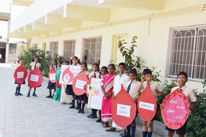St Josephs Matriculation Higher Secondary School- Blood Camp