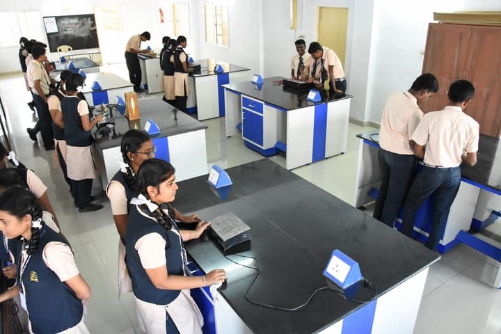 St Josephs Matriculation Higher Secondary School-Biology Lab