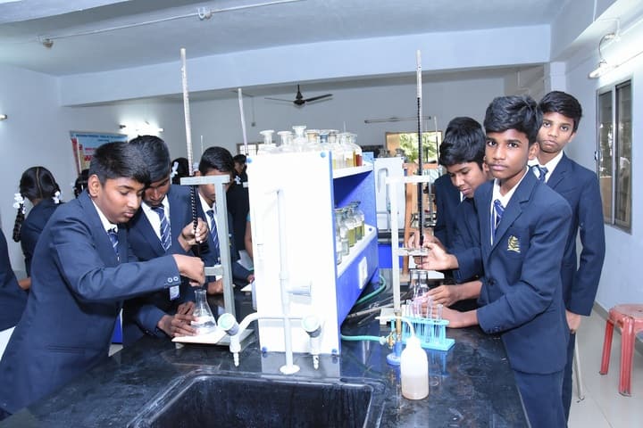 St Josephs Matriculation Higher Secondary School-Chemistry Lab
