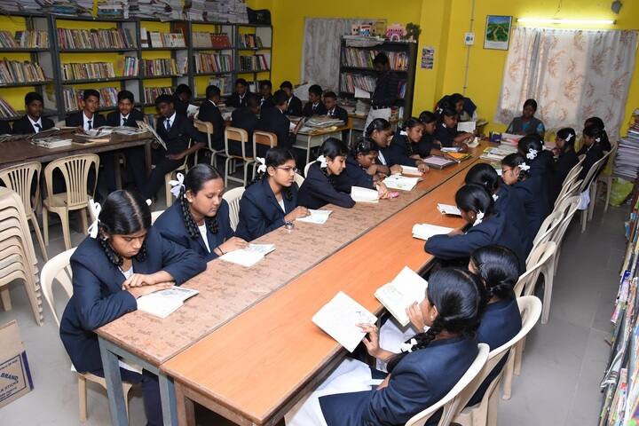 St Josephs Matriculation Higher Secondary School-Library