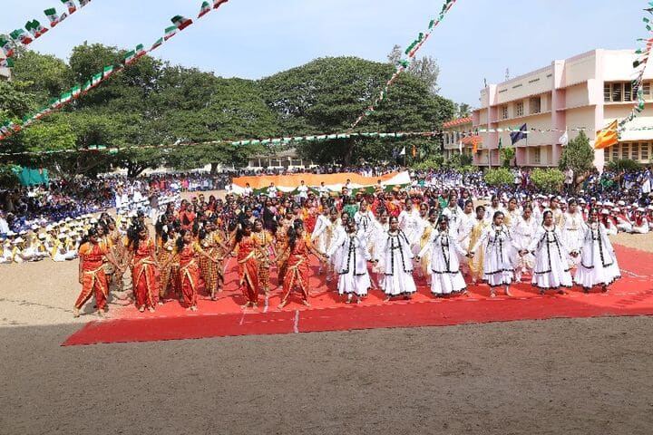Alvernia Matriculation Higher Secondary School-Indepence Day
