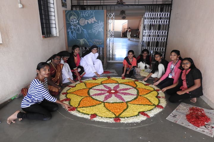 St Joseph s Bethany Convent School-Rangoli Competition