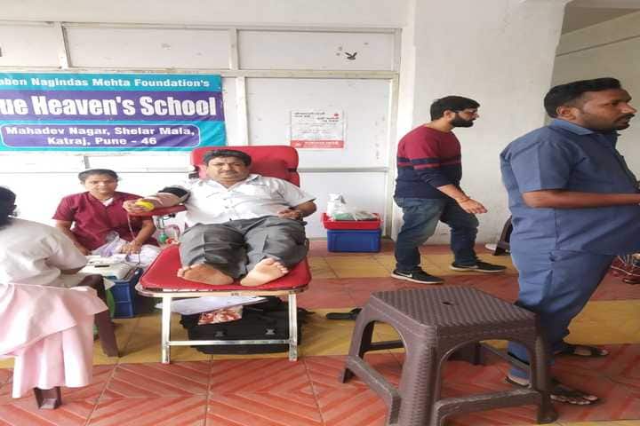 Blue Heavens English Medium School-Blood Donation Camp