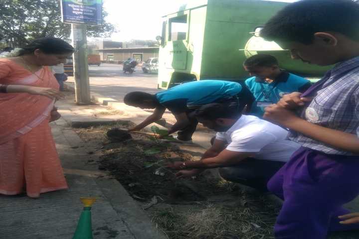 Blue Heavens English Medium School-Tree Plantation