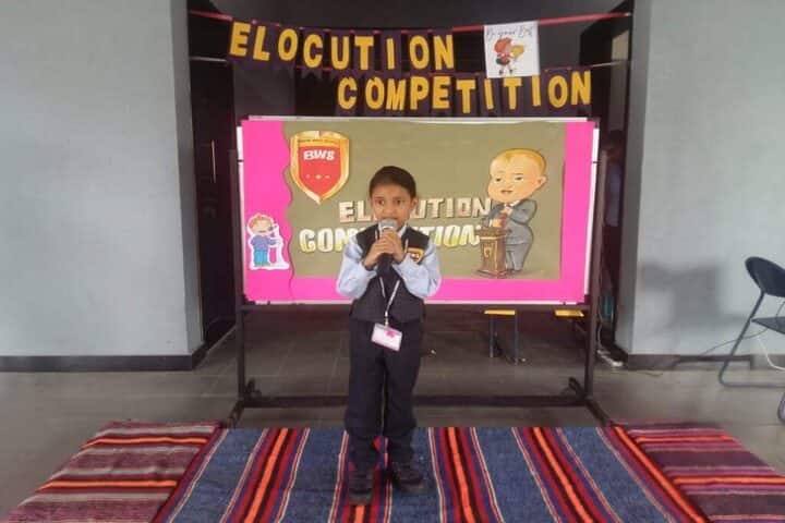 Boston World School-Elocution Competition
