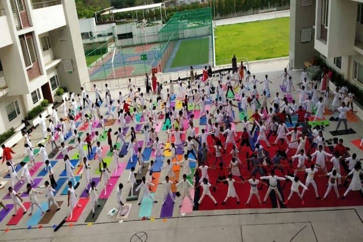 Meru International School-Yoga Day