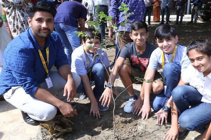 The Oberai School Of Integrated Studies-Tree Plantation