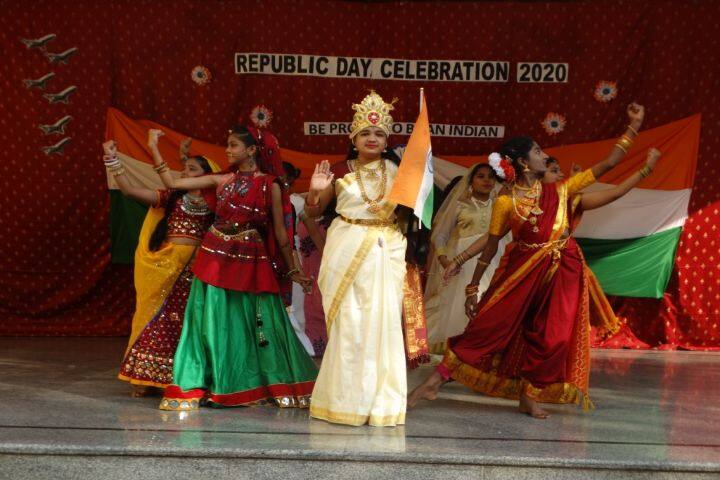 Rosary Convent High School-Republic day celebration