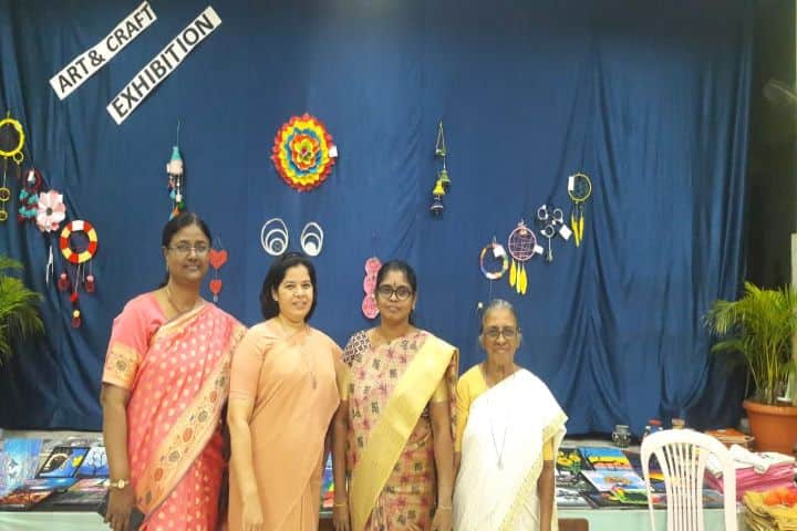 Rosary Convent High School-art and craft exhibition