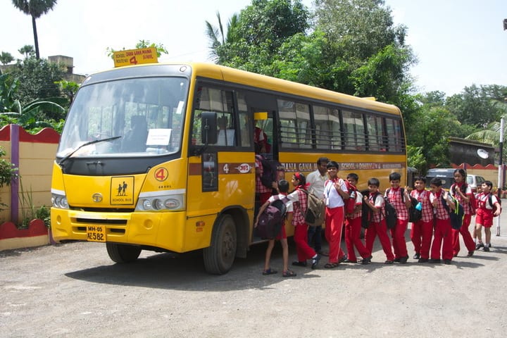 Jana Gana Mana English Secondary School-Transports