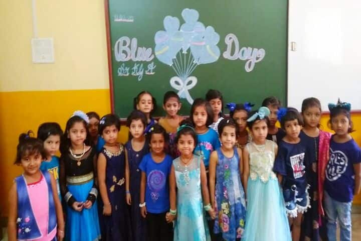 Tilak International School-Blue Day