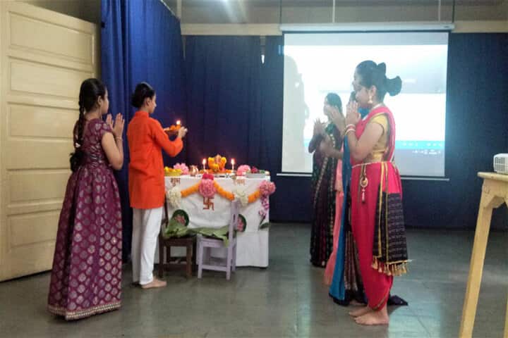 Bai Bhikhaijee Shapoorjee Bengallee Girls High School-Ganesh Celebration1