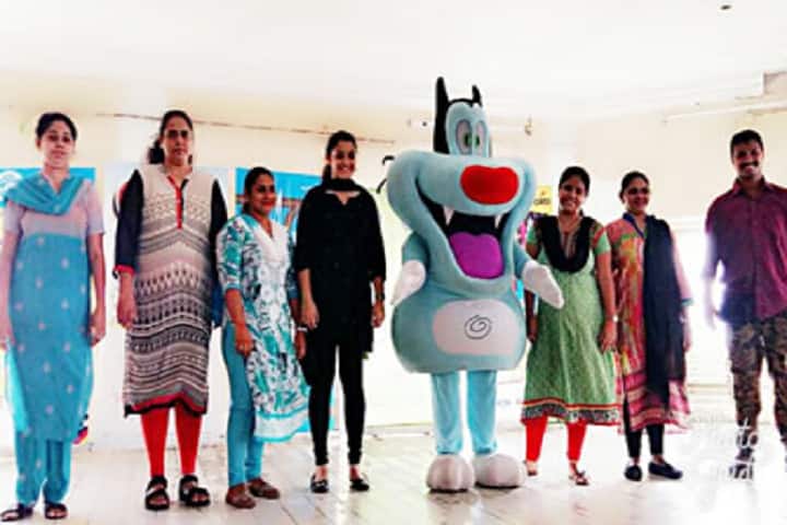 Bai Kabibai English School and Junior College-Cartoon