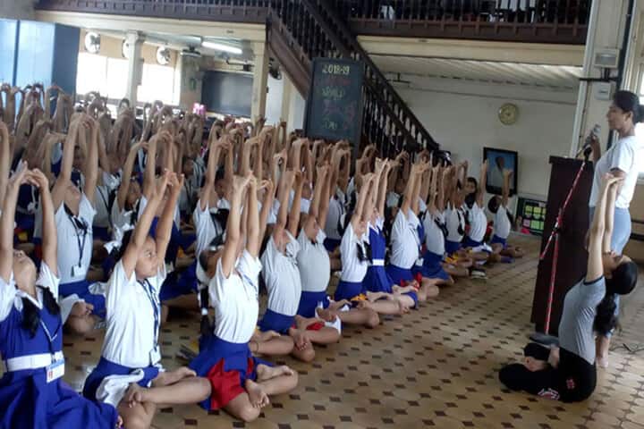Bai M N Gamadia Girls High School-Yoga Day
