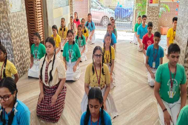 Sai Holy Faith High School-Ypga Day