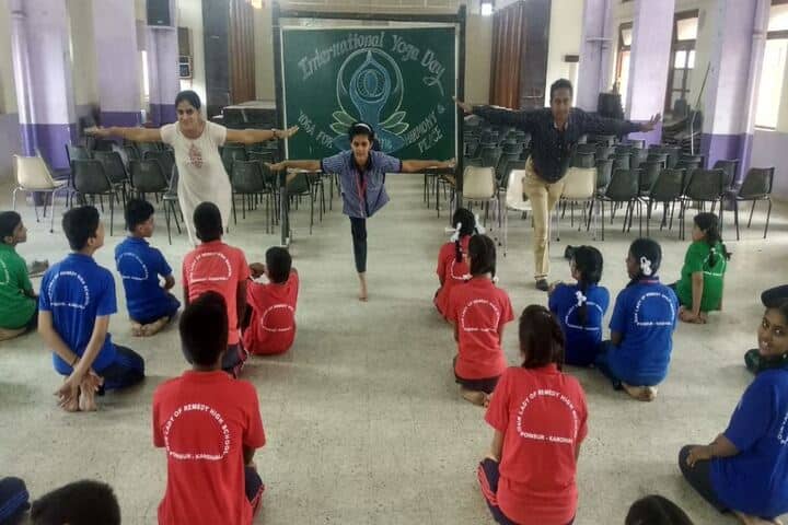 Our Lady of Remedy High School-Yoga Day