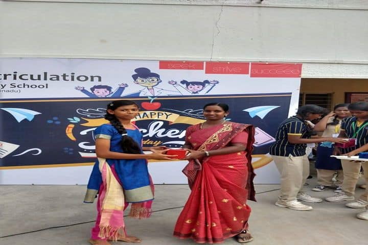 Annai Violet Matriculation School and Higher Secondary School-Teachers Day
